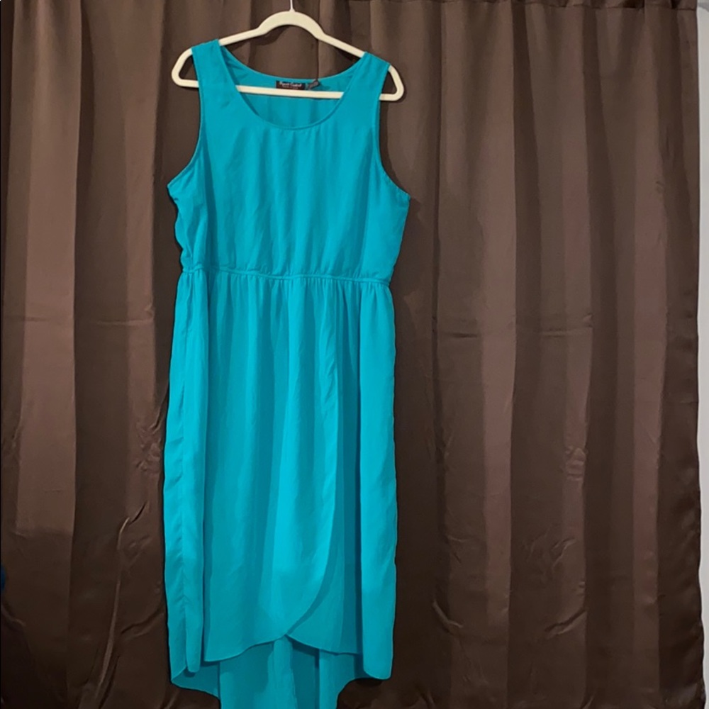Tank dress turquoise